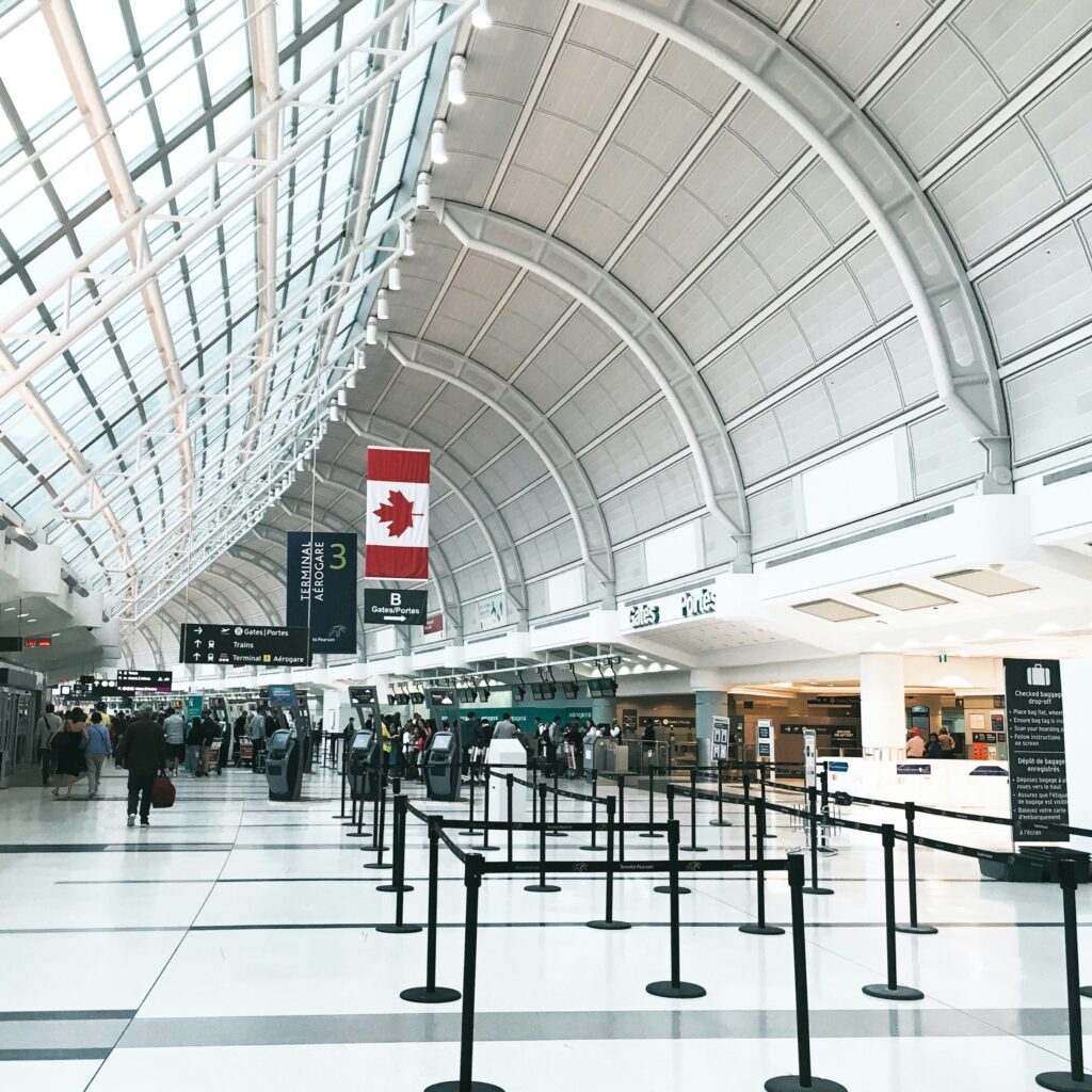 Toronto Pearson International Airport terminal interior