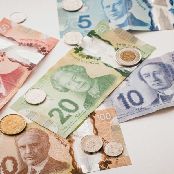 Canadian banknotes and coins